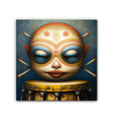 Sapphire Skies Wrapped Canvas - Beyond T-shirts